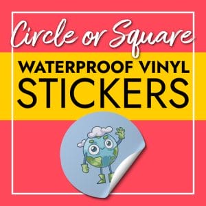 Circle Square Sticker Printing