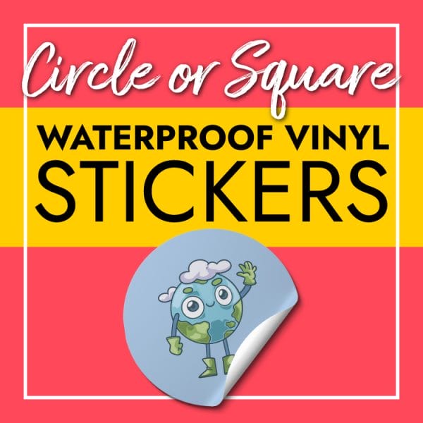 Circle Square Sticker Printing